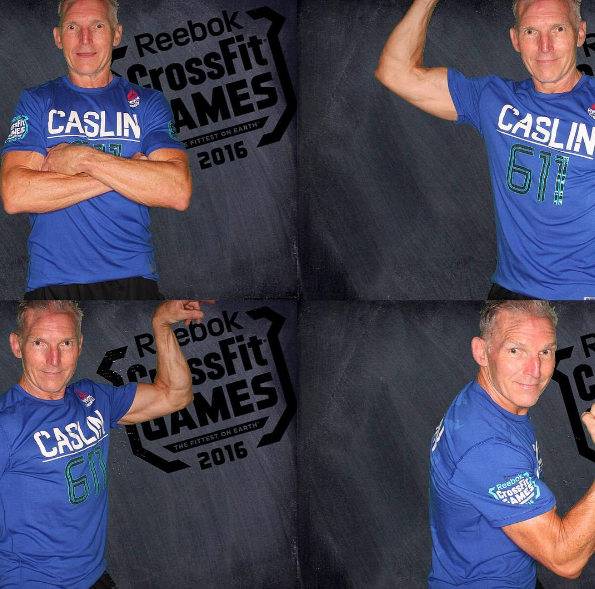 Bob Caslin at the 2016 Masters CrossFit Games