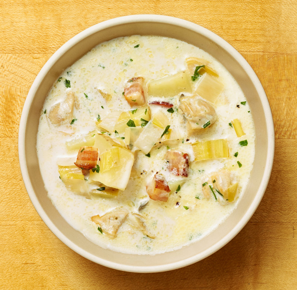 家人都爱喝的美式浓汤，新英格兰蛤蜊汤，奶香浓郁口感丰富_哔哩哔哩_bilibili