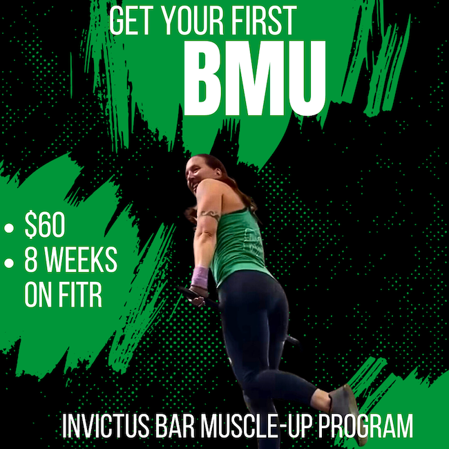 Get your first bar muscle-up with this 8-week program!