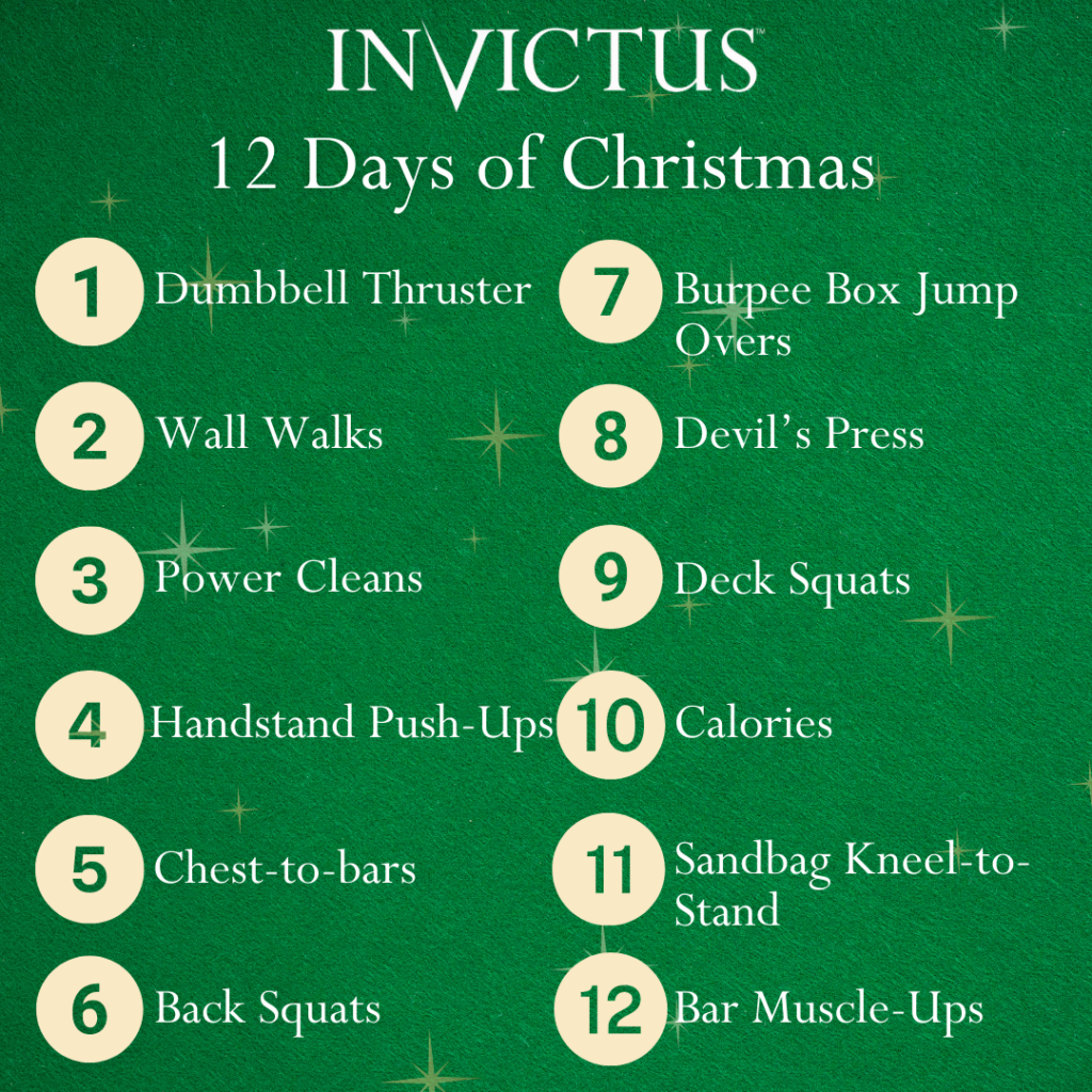 12 Days of Christmas workout